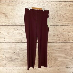 NWT Joie Wide Leg Pants Size 10 Burgundy